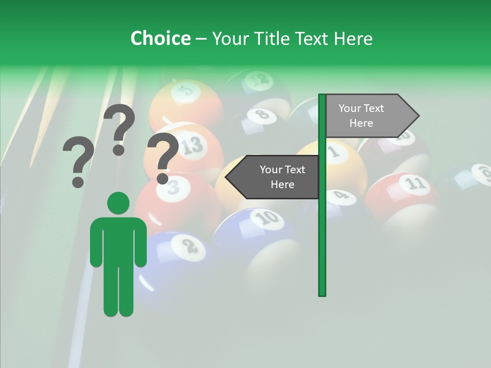 Billiards And Beer PowerPoint Template