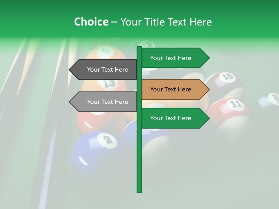 Billiards And Beer PowerPoint Template