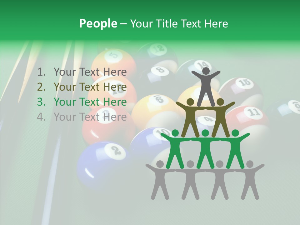 Billiards And Beer PowerPoint Template