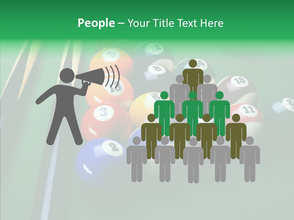 Billiards And Beer PowerPoint Template