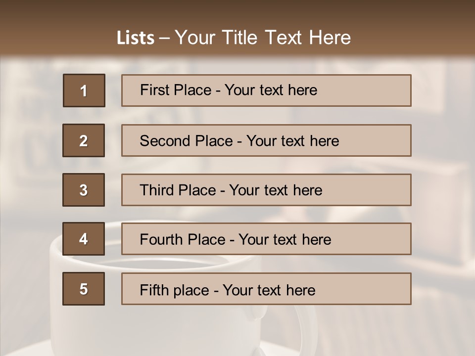 Coffee Aromatic Expresso PowerPoint Template