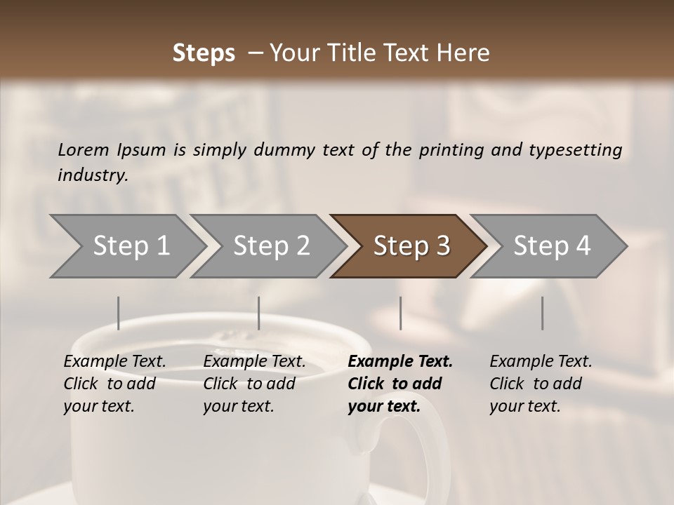 Coffee Aromatic Expresso PowerPoint Template