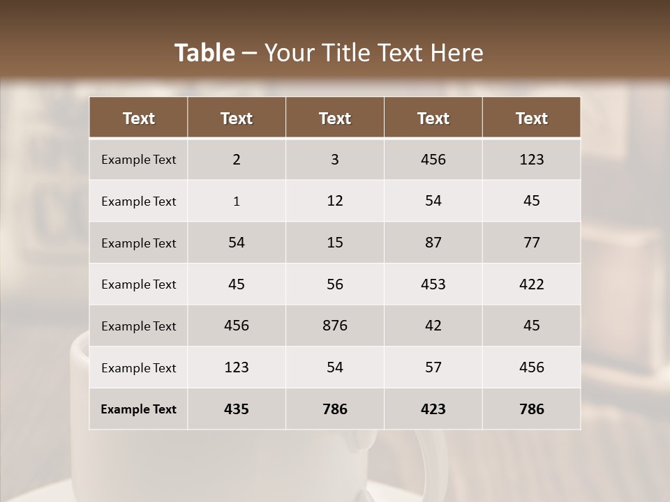 Coffee Aromatic Expresso PowerPoint Template