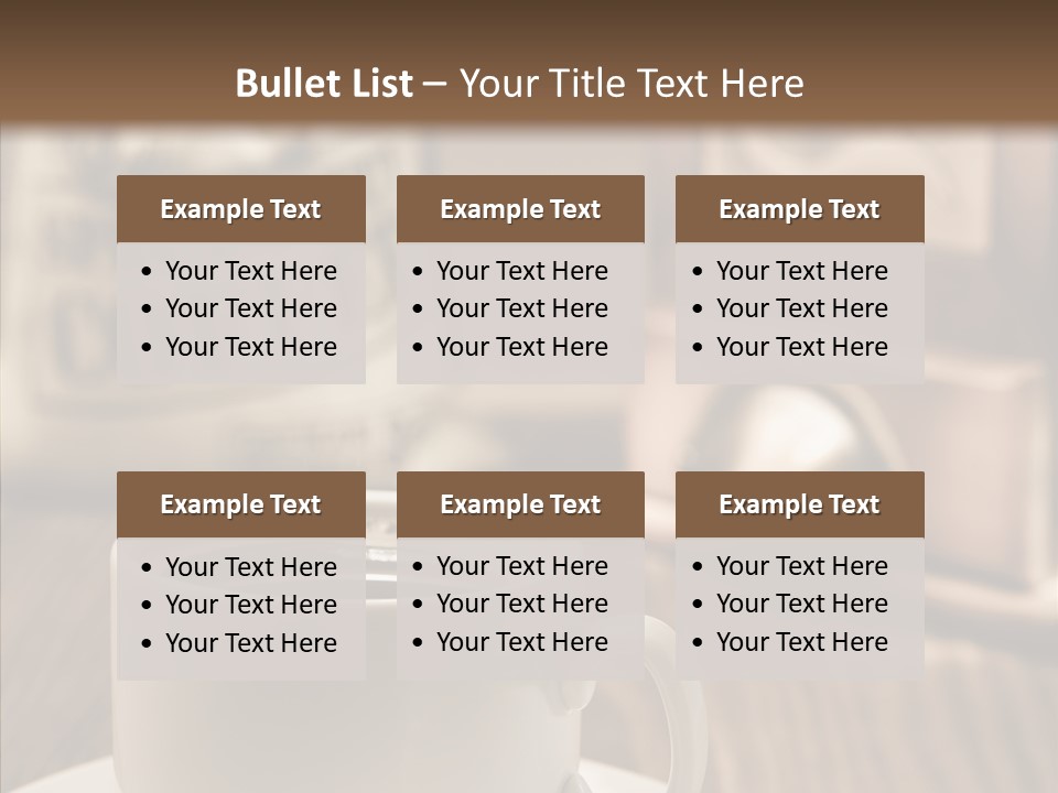 Coffee Aromatic Expresso PowerPoint Template