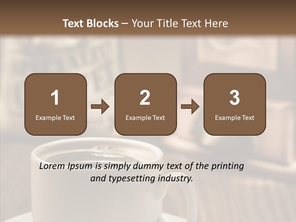 Coffee Aromatic Expresso PowerPoint Template
