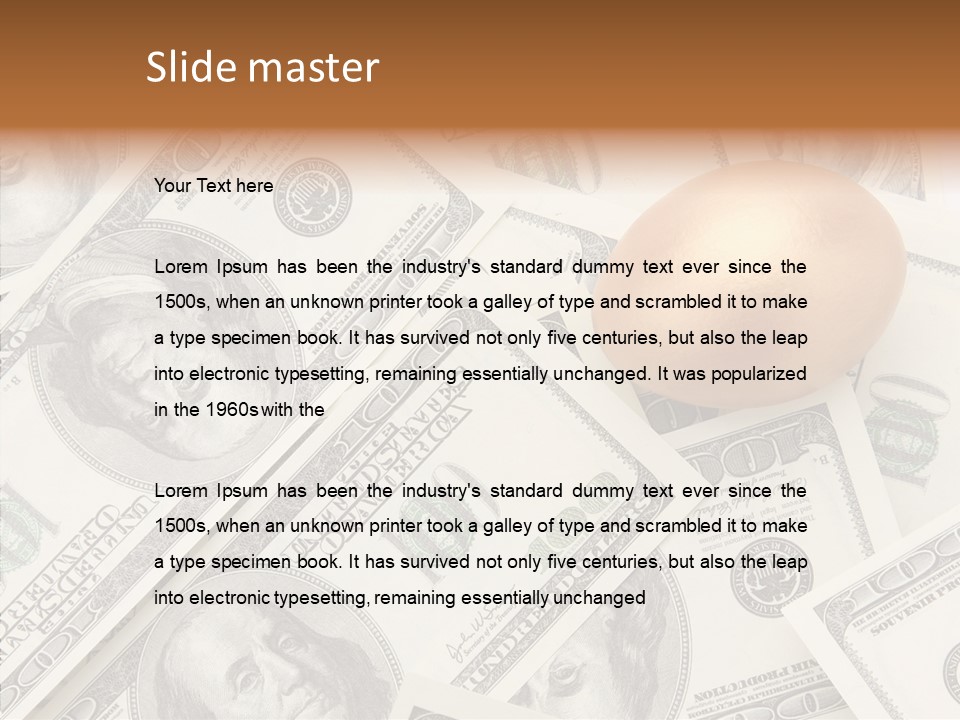 Luxury Single Bank PowerPoint Template