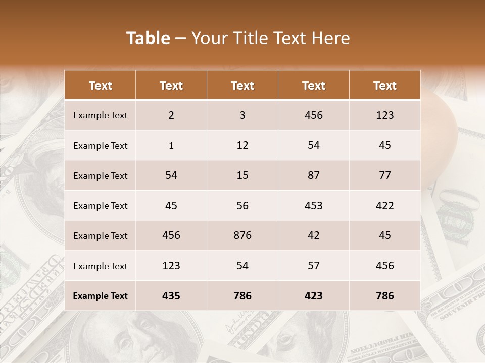 Luxury Single Bank PowerPoint Template