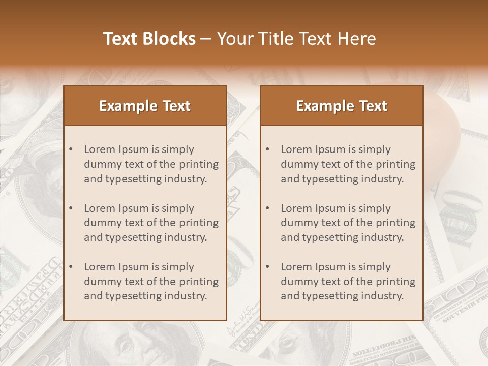 Luxury Single Bank PowerPoint Template
