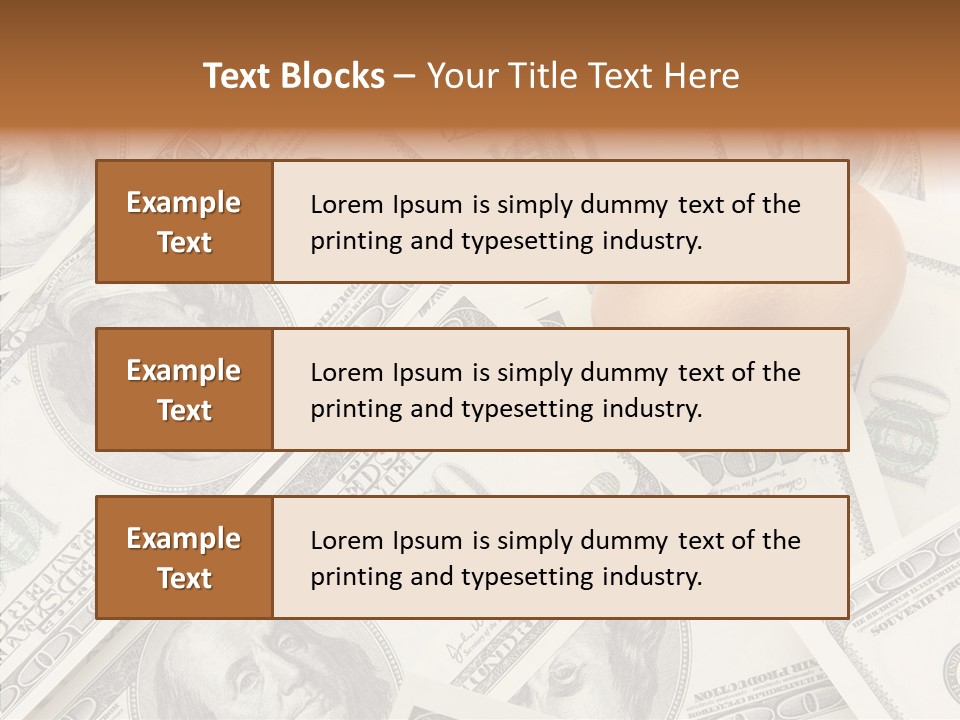Luxury Single Bank PowerPoint Template
