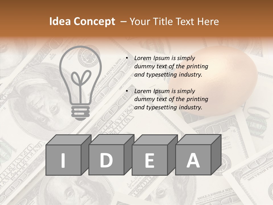 Luxury Single Bank PowerPoint Template