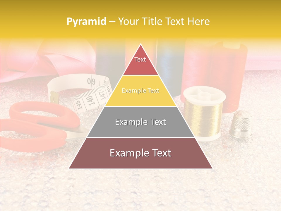 Needle Thread Scissors PowerPoint Template