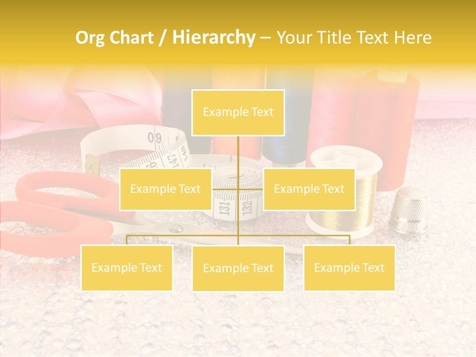 Needle Thread Scissors PowerPoint Template
