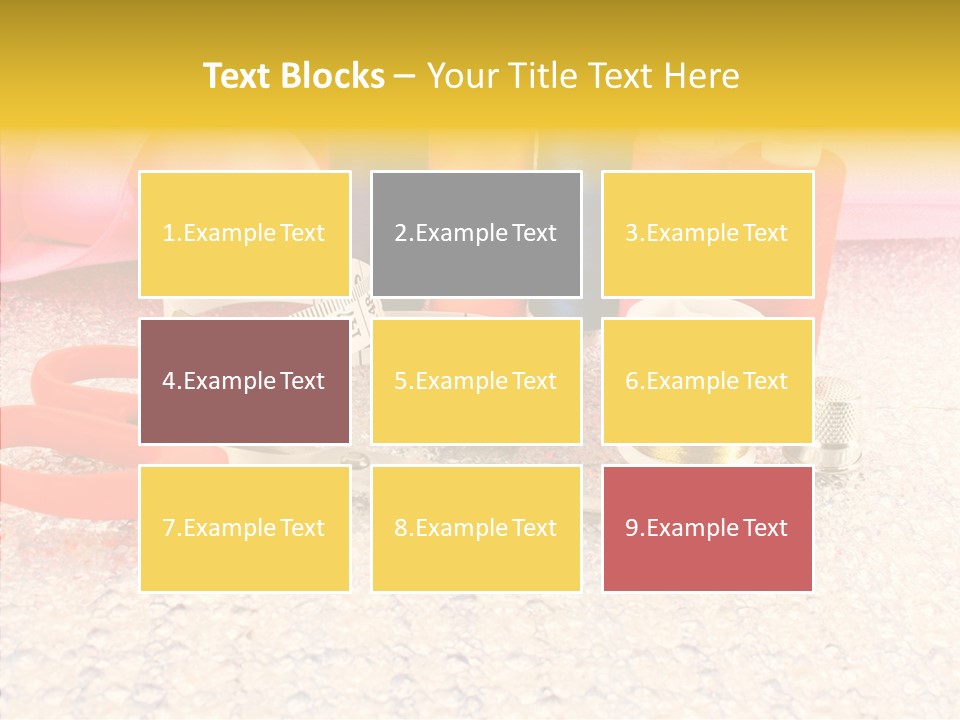 Needle Thread Scissors PowerPoint Template