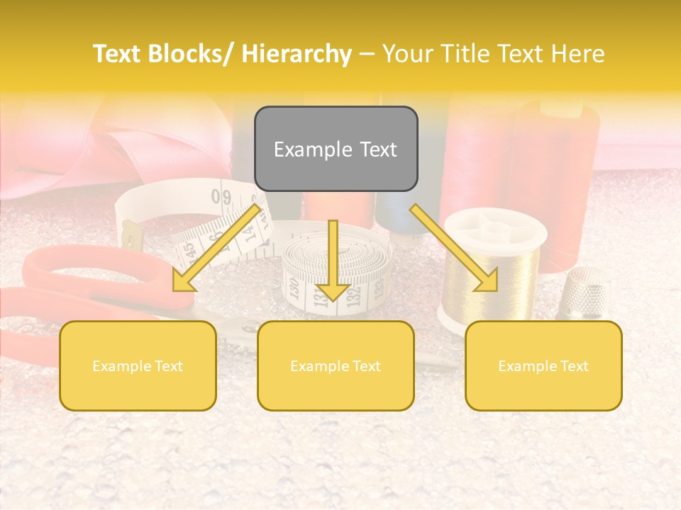 Needle Thread Scissors PowerPoint Template