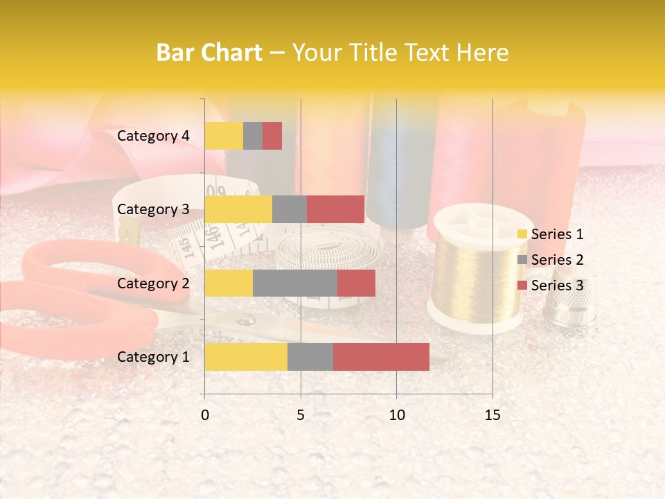 Needle Thread Scissors PowerPoint Template