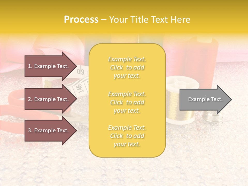 Needle Thread Scissors PowerPoint Template