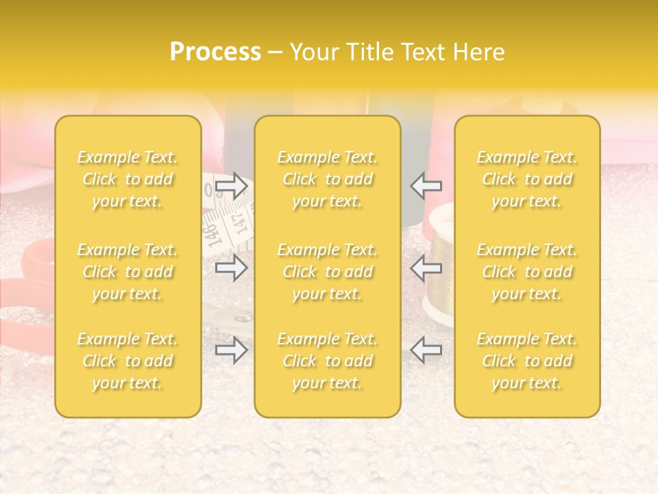 Needle Thread Scissors PowerPoint Template