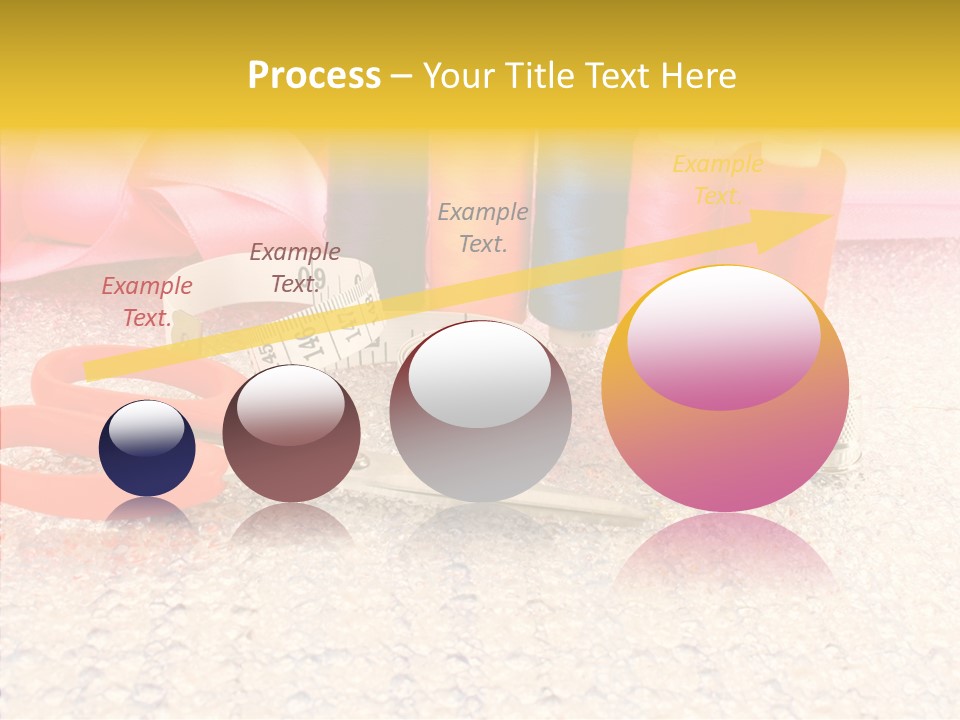 Needle Thread Scissors PowerPoint Template