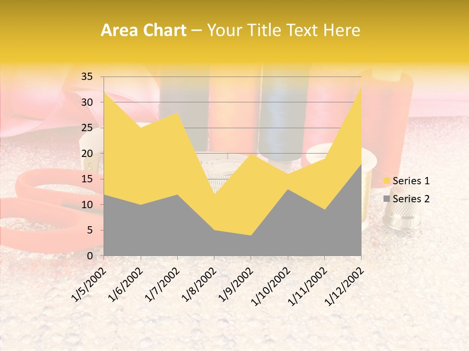 Needle Thread Scissors PowerPoint Template