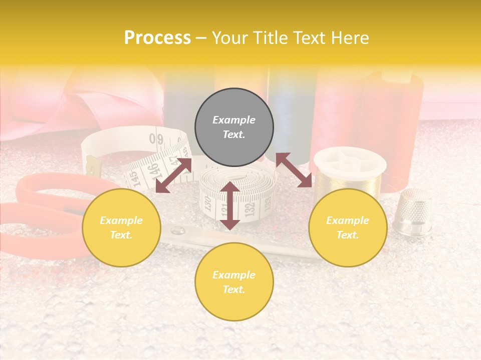 Needle Thread Scissors PowerPoint Template