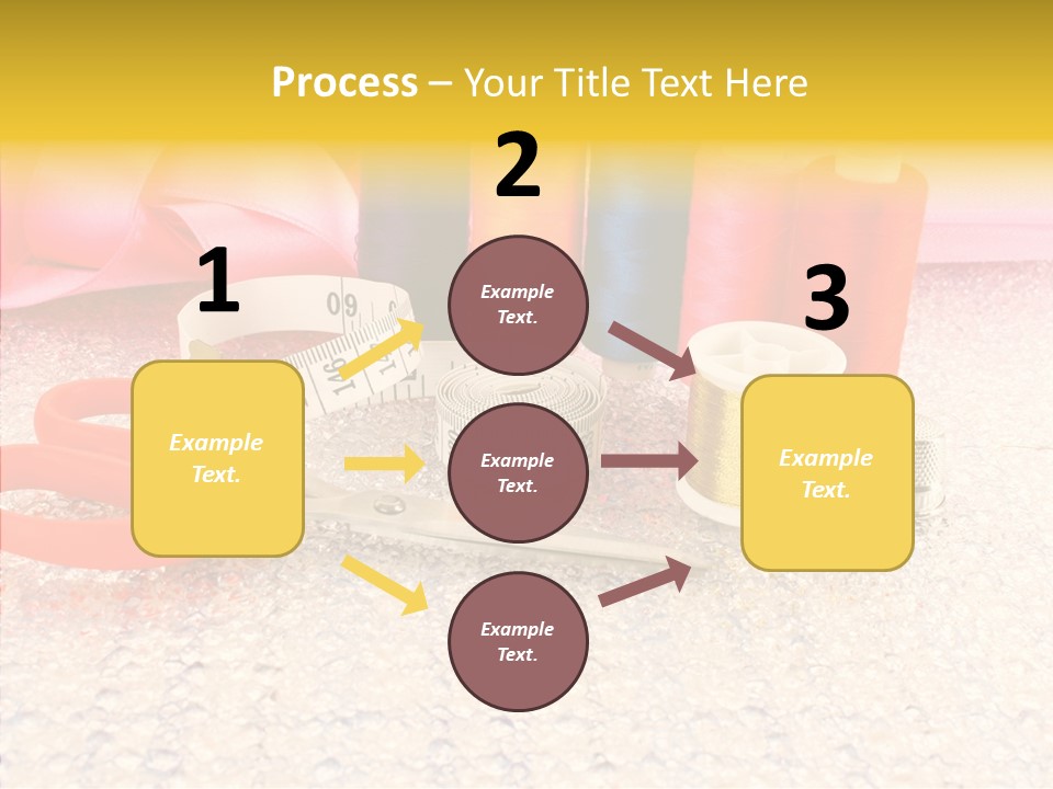 Needle Thread Scissors PowerPoint Template