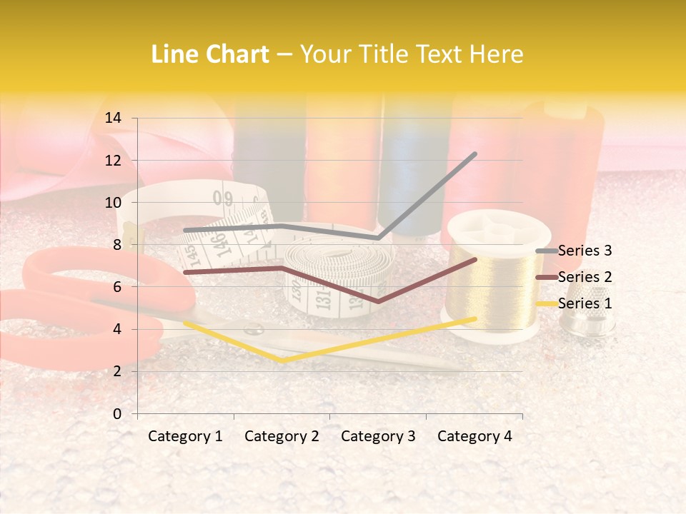 Needle Thread Scissors PowerPoint Template