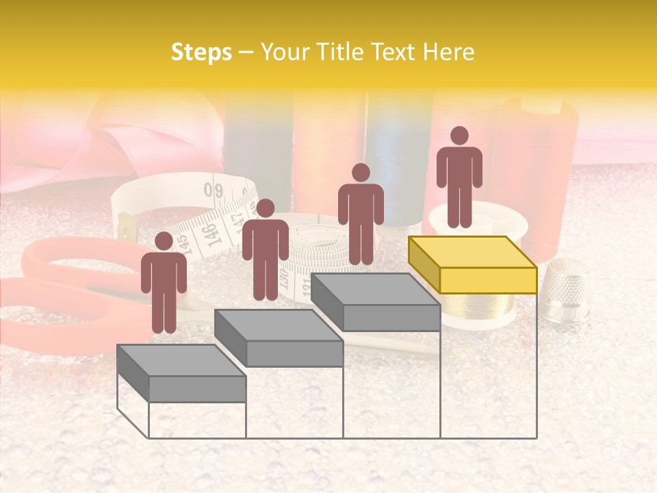 Needle Thread Scissors PowerPoint Template