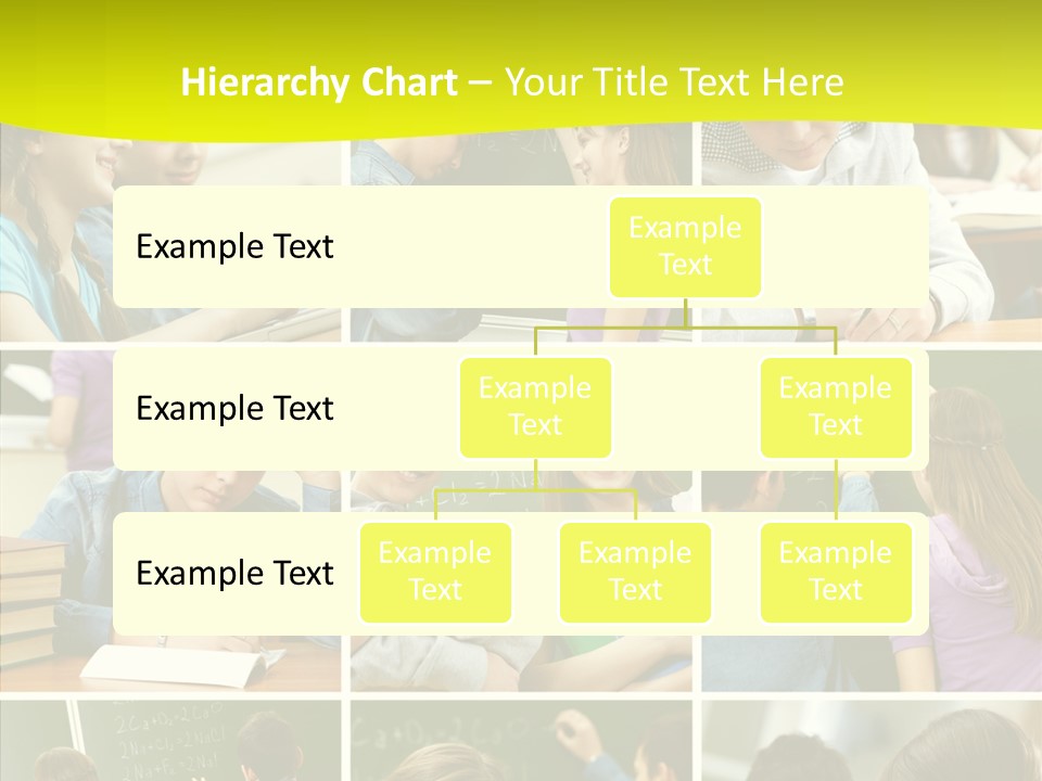 Teenagers In School PowerPoint Template