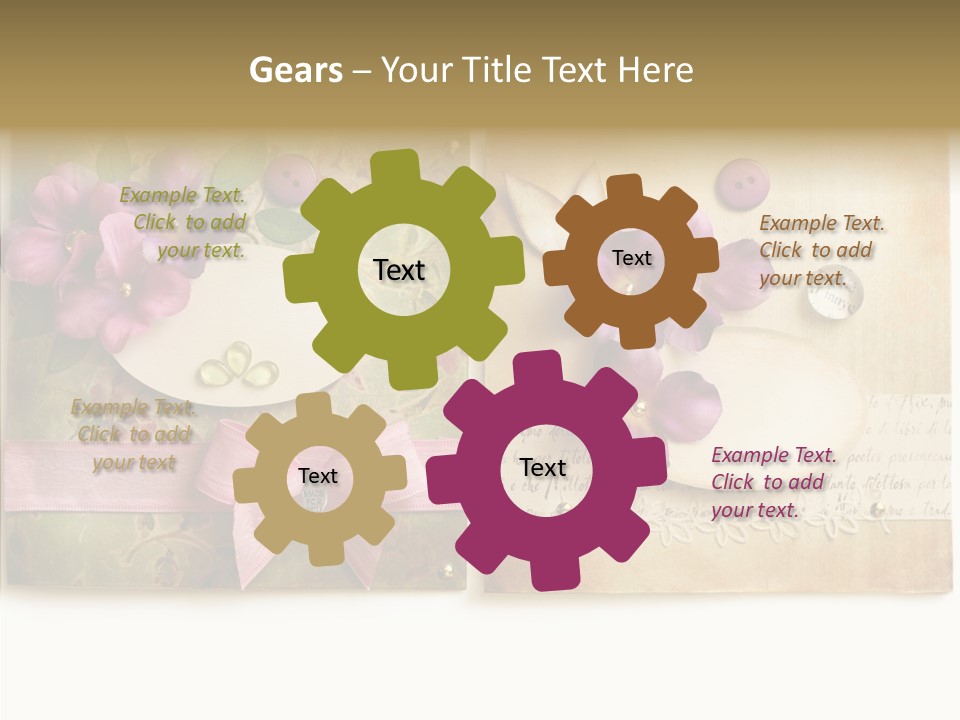 Hand Made Clipart PowerPoint Template