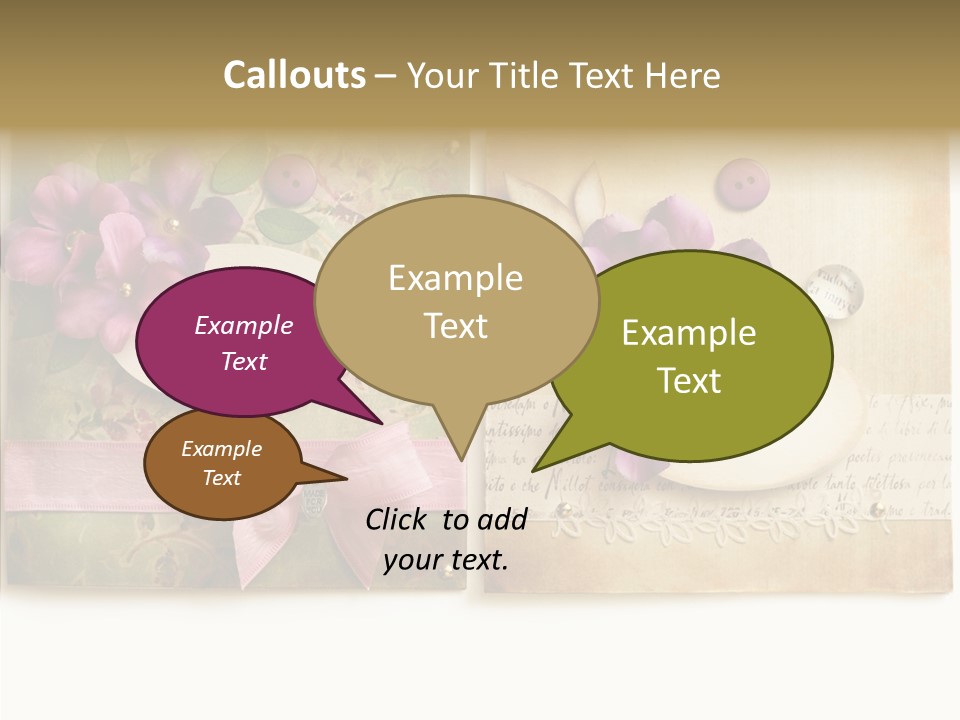 Hand Made Clipart PowerPoint Template