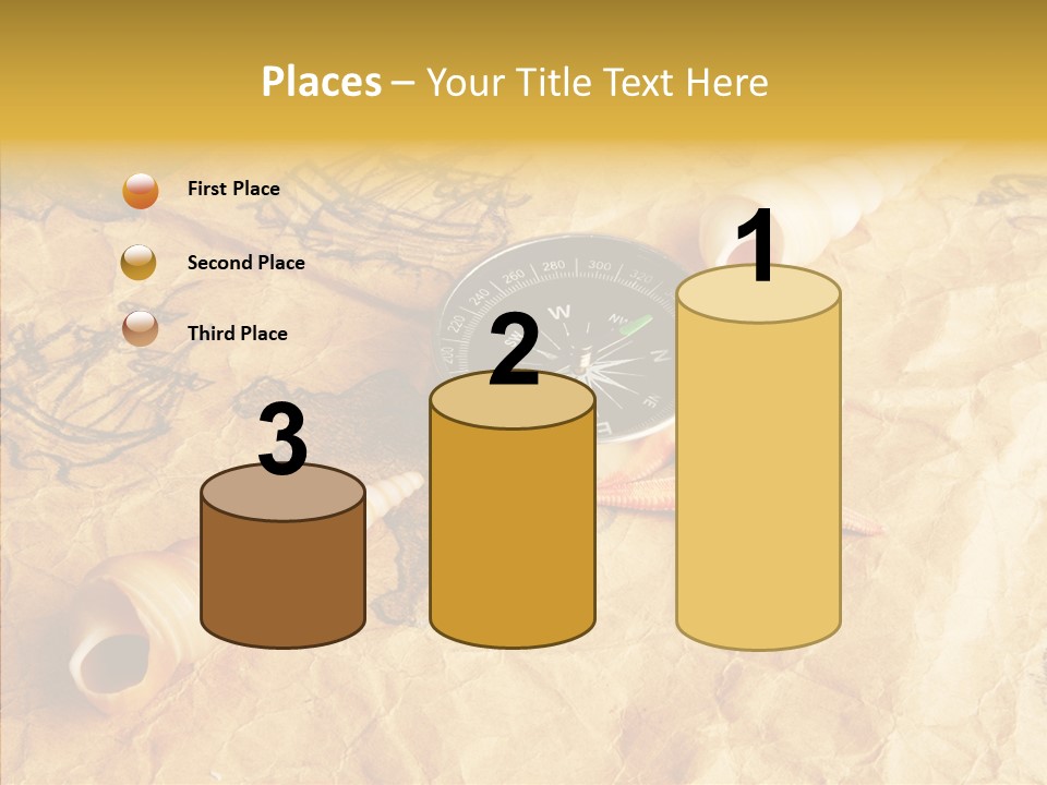 Nautical Compass Idea PowerPoint Template