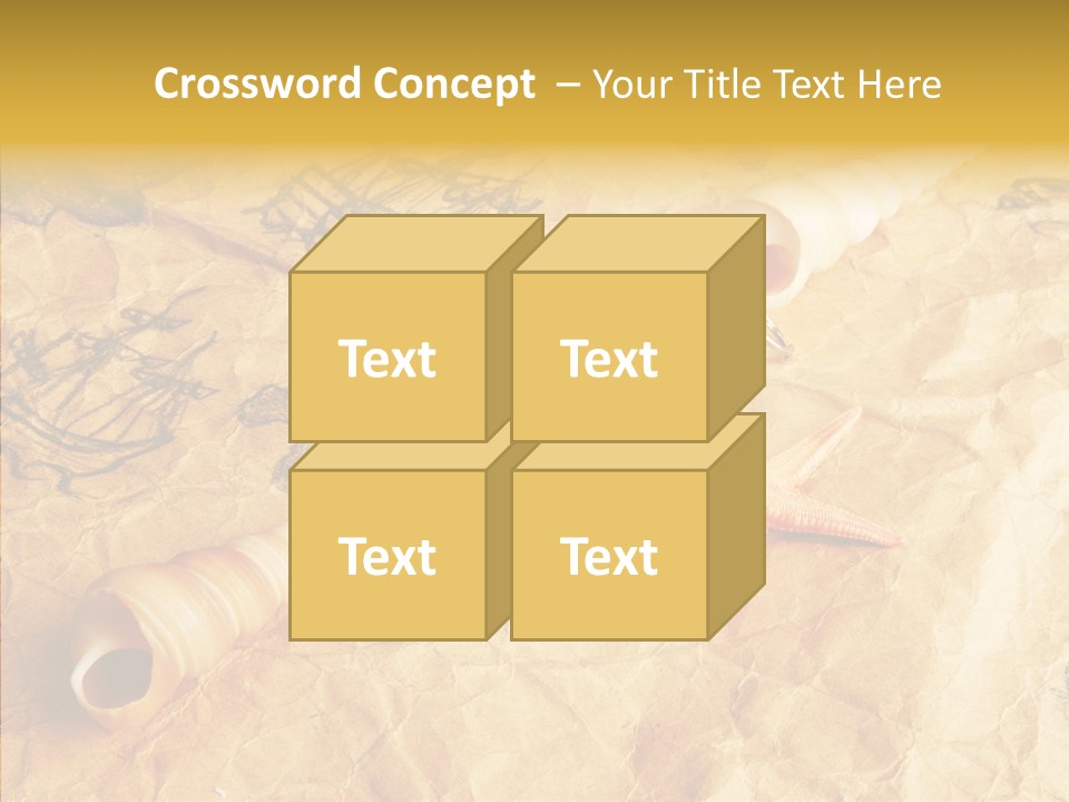 Nautical Compass Idea PowerPoint Template