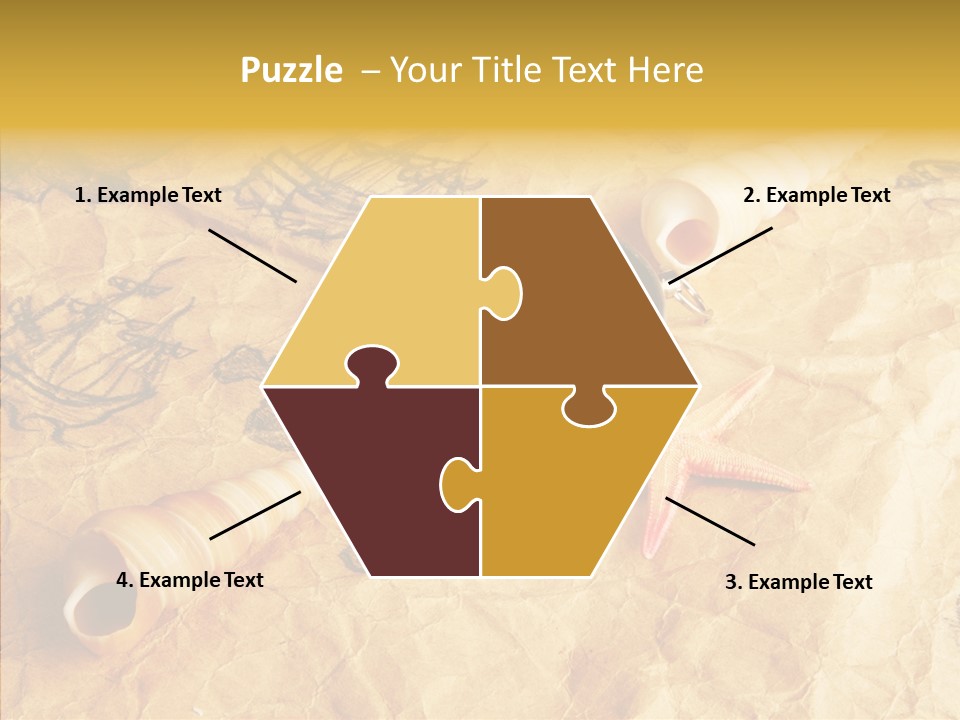 Nautical Compass Idea PowerPoint Template