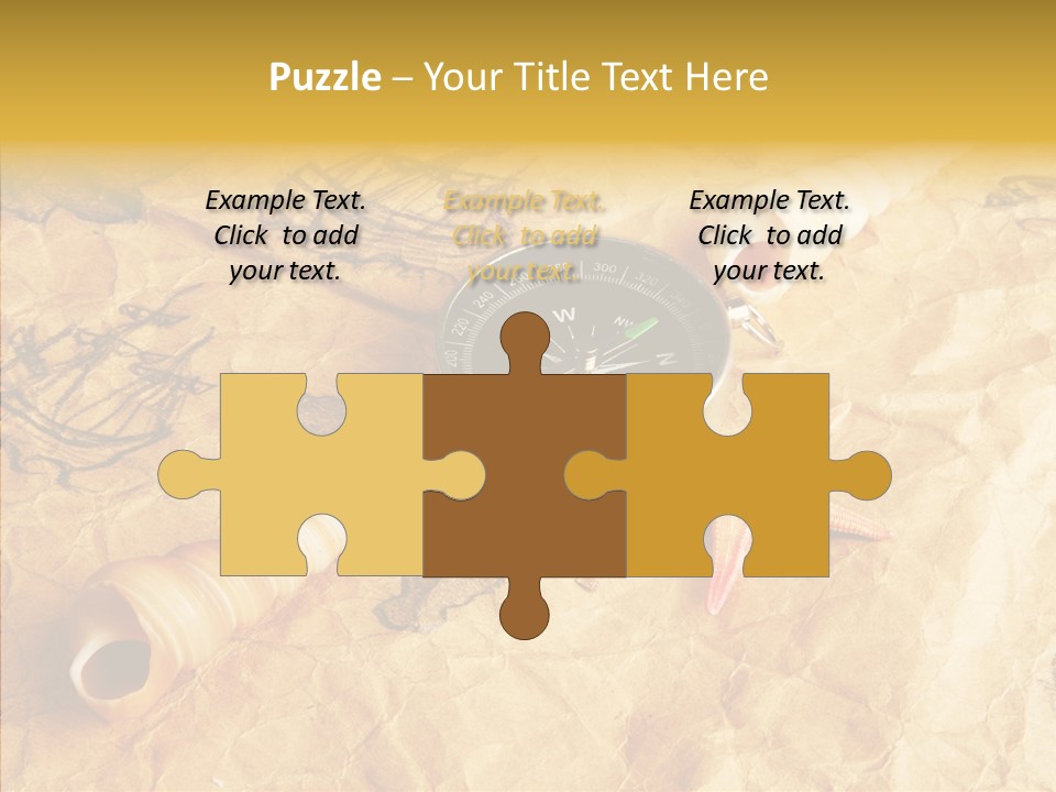 Nautical Compass Idea PowerPoint Template