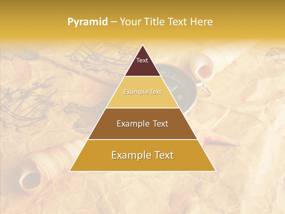 Nautical Compass Idea PowerPoint Template