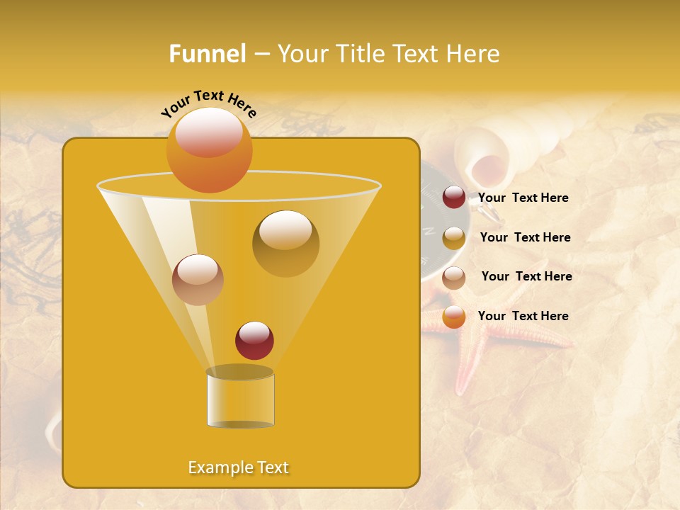 Nautical Compass Idea PowerPoint Template