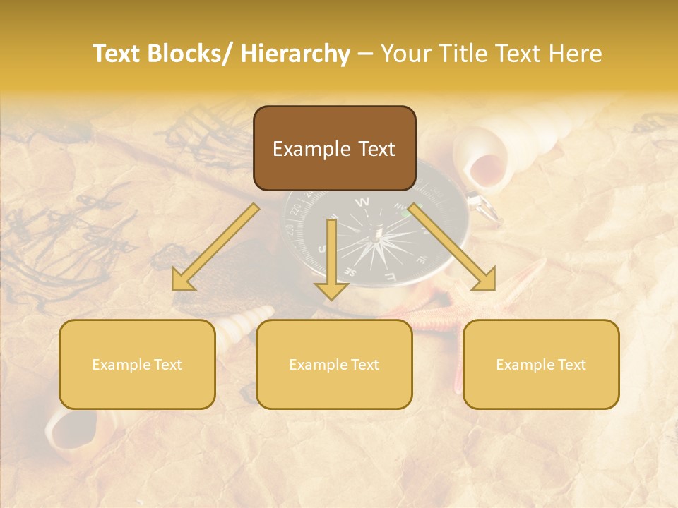 Nautical Compass Idea PowerPoint Template