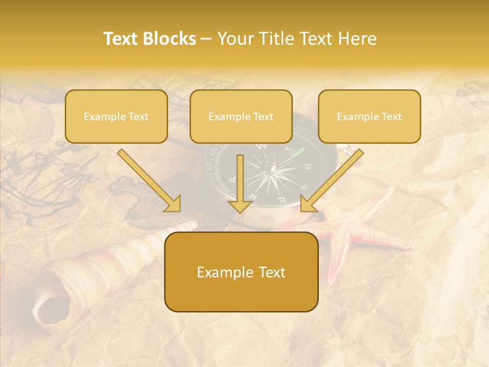 Nautical Compass Idea PowerPoint Template