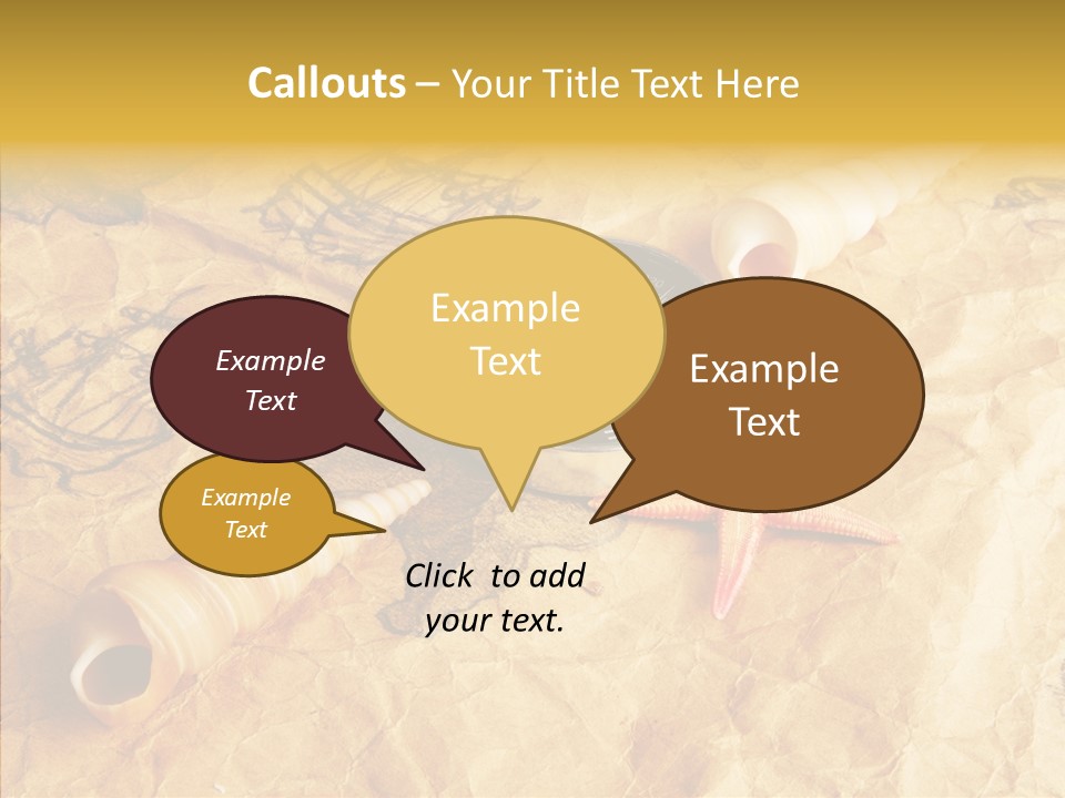 Nautical Compass Idea PowerPoint Template