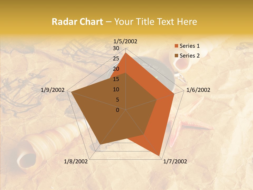 Nautical Compass Idea PowerPoint Template