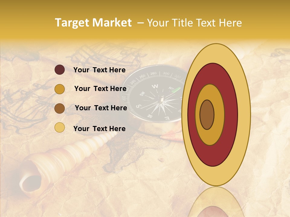 Nautical Compass Idea PowerPoint Template