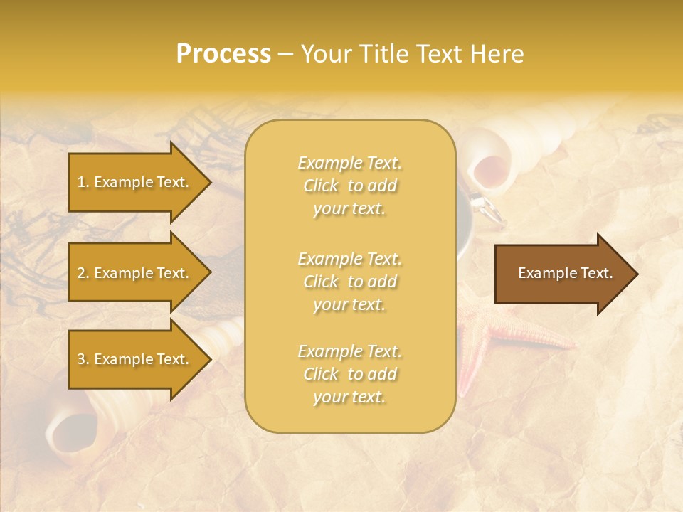 Nautical Compass Idea PowerPoint Template
