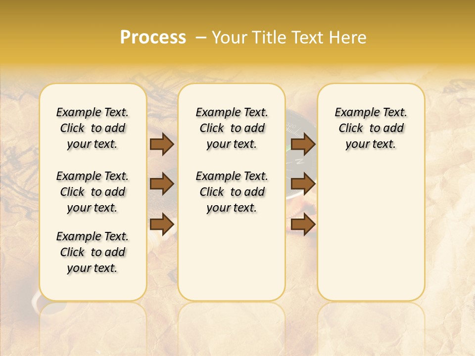 Nautical Compass Idea PowerPoint Template