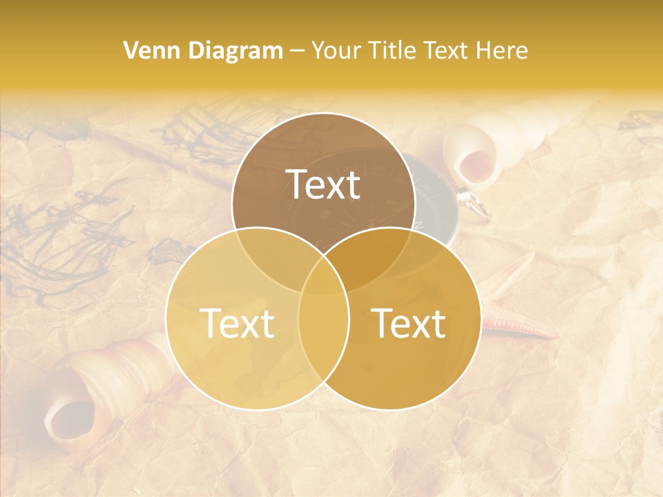 Nautical Compass Idea PowerPoint Template