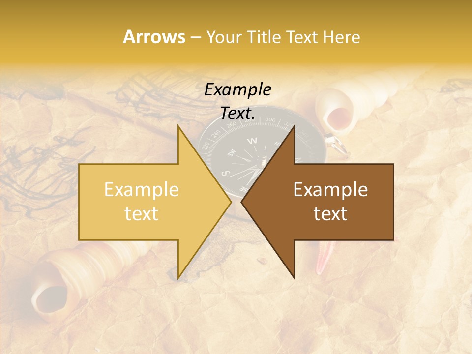Nautical Compass Idea PowerPoint Template
