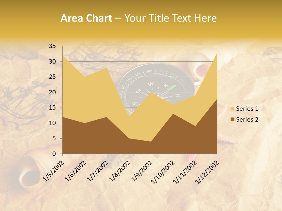 Nautical Compass Idea PowerPoint Template