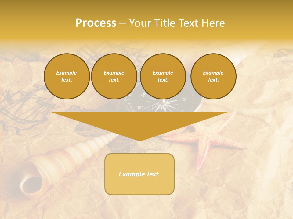 Nautical Compass Idea PowerPoint Template