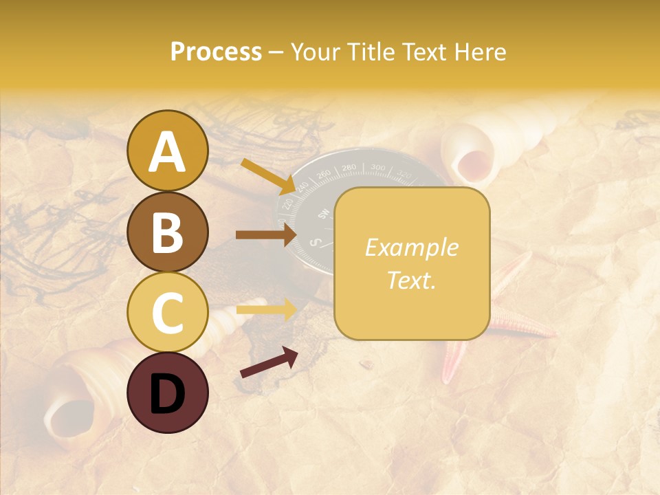 Nautical Compass Idea PowerPoint Template