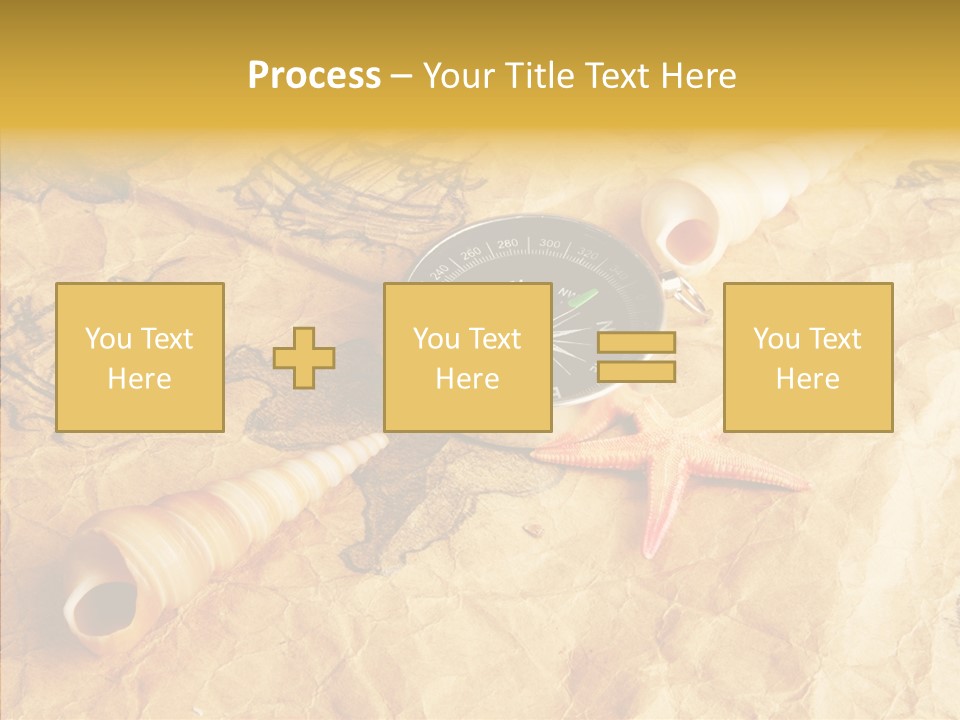 Nautical Compass Idea PowerPoint Template