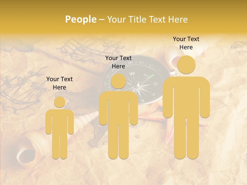 Nautical Compass Idea PowerPoint Template